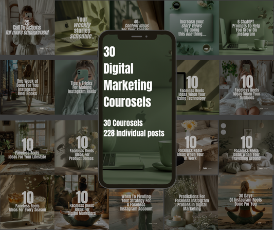 Luxury Digital Marketing Carousels Bundle