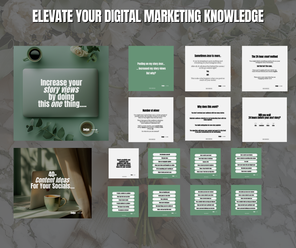 Luxury Digital Marketing Carousels Bundle