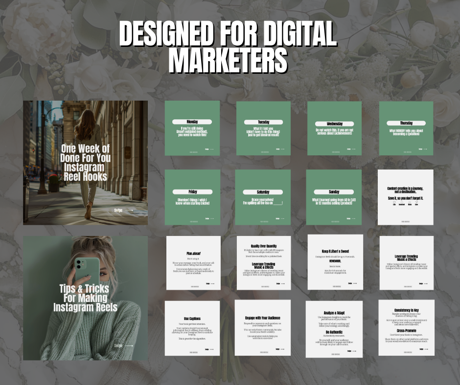 Luxury Digital Marketing Carousels Bundle