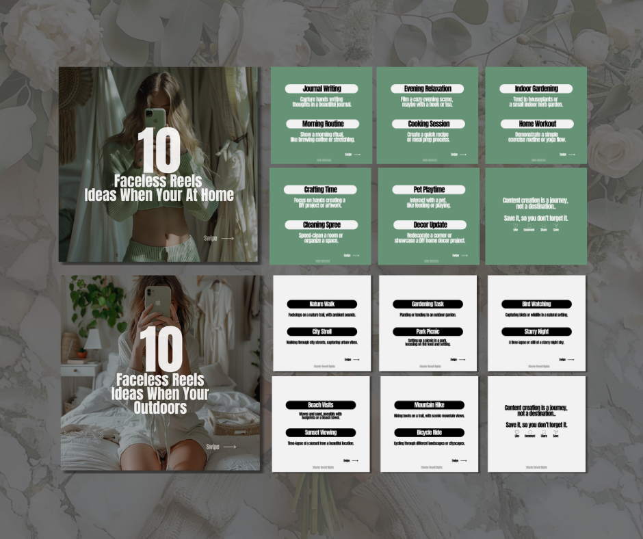 Luxury Digital Marketing Carousels Bundle