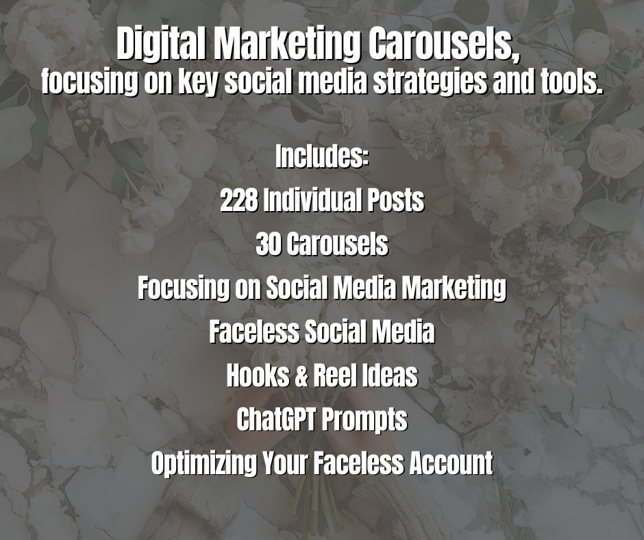 Luxury Digital Marketing Carousels Bundle